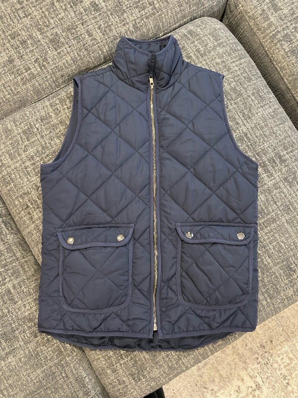 navy blue vest size s